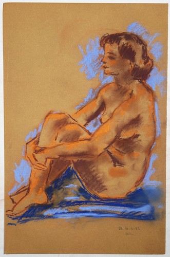 Disegno erotico firmato donna - disegno,