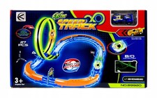 Glow in Dark Set Pista Auto da