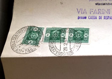 1947 ITALIA BOLOGNA IMP CONSUMO GAS ENERGIA MAGAZZINI CENTRALI TASSATA TRIS L.2