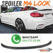 Spoiler Posteriore M4 Look Mod per BMW Serie 4 F33 Cabrio 2013-2020 Primer Nero
