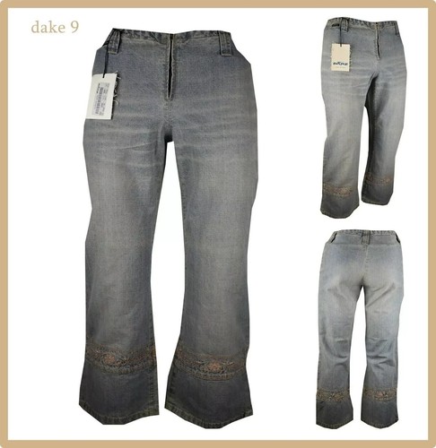 Jeans donna vita alta palazzo - alta,
