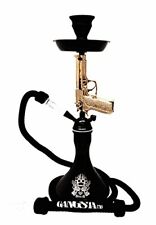 ICED  PISTOL HOOKAH .GOLD