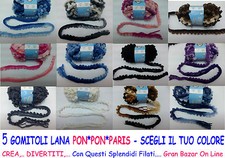 5 GOMITOLI LANA PON PON PARIS