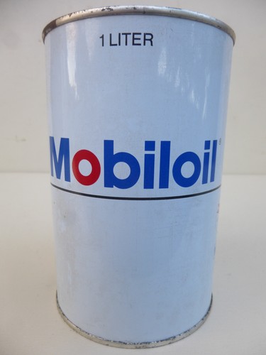 Mobiloil vecchia lattina olio - mobiloil,