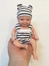 7 Polici Mini Reborn Preemie Silicone realistica Bebé Neonato Bambola