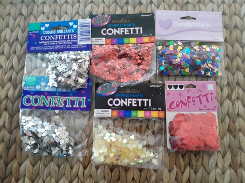 Metallic confetti assortment - confetti,