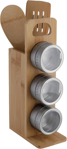 Portaspezie legno bambù - legno,