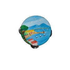 Tamburello artigianale legno - legno, e