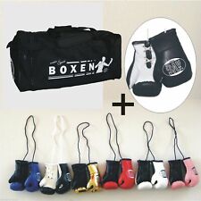 BAY® SET BOXE borsa + decorazione mini guanti da boxe boxe borsa sportiva nuova boxe