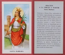 Santino Holy Card: Santa