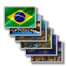BR - Brasile - frigo calamite frigorifero souvenir magneti fridge magnet