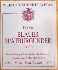Etichetta vino GERMANY BLAUER
