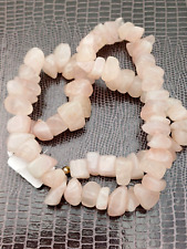 QUARZO ROSA , COLLANA GIROCOLLO ANNI 70/80