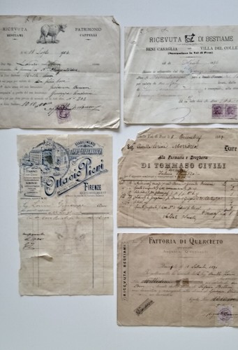 Documenti antichi anni vari - documenti,