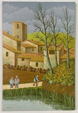 Quadro ad olio su tela di