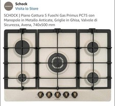 Piano Cottura Shock 5 Fuochi