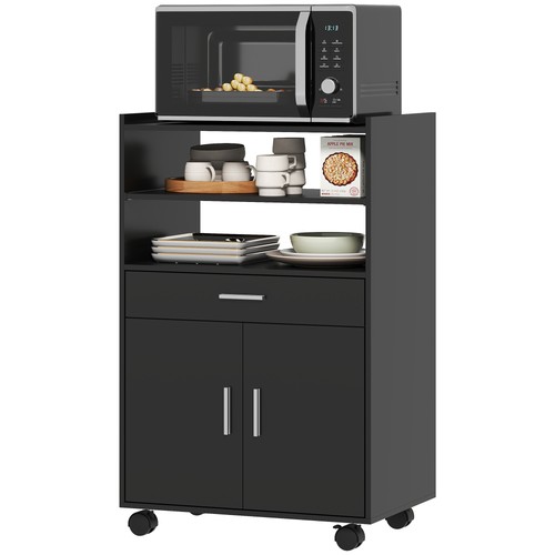 Homcom mobiletto microonde con - homcom,