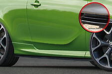 Cupolino minigonne laterali in ABS per OPEL CORSA E OPC nero lucido