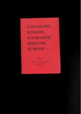 PISA. GIOCO DEL PONTE NEI LIBRETTI DI MAL'ARIA. 500 MENO 38. 1991