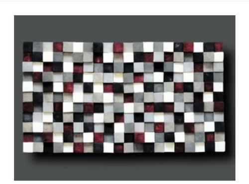 24x18 legno geometrico arte - 24x18,