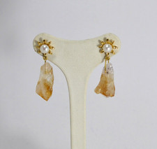 925 silver earrings with - 925,