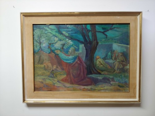 Dipinto olio carlo aloisio - carlo, d'aloisio