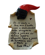CORNO PORTAFORTUNA PERGAMENA