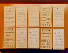 10 BigliettI Treno Ferrovie