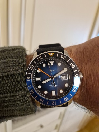 Orologio fossil blue gmt - fossil,