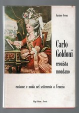 LIBRO Carlo Goldoni costume e