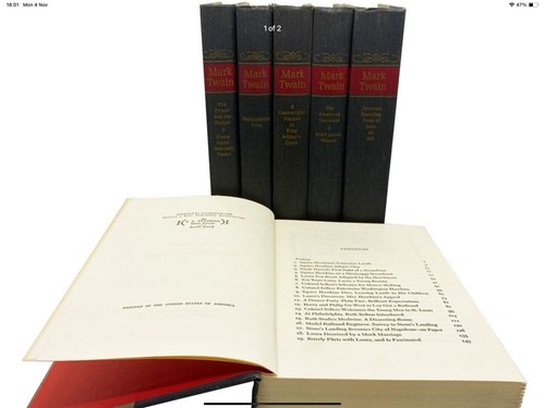 Mark twain book set - mark,
