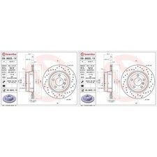 2x BREMBO Xtra Dischi Freno