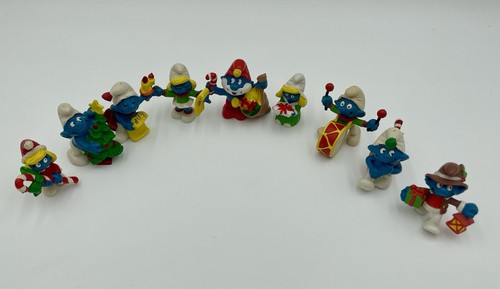 Puffi vintage natale canti - natale,
