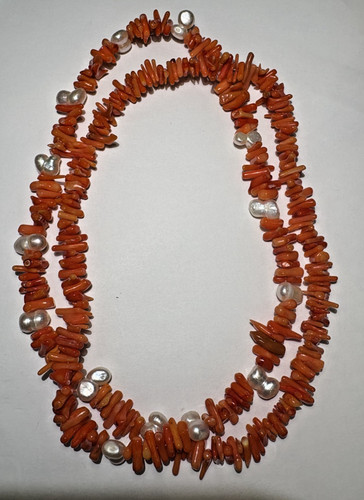 Collana fili perle doppie - collana, a