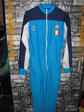 Vintage Pool Italia  oldschool winter nordik ski sci '70s track tuta sci fondo