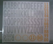 Lettere numeri adesivi - , x