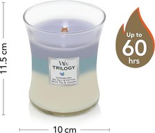 Candela profumata woodwick - candela, con
