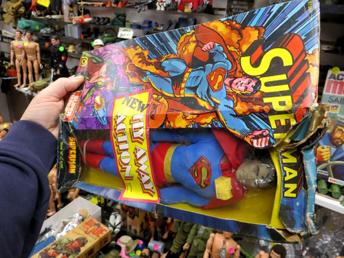 Vintage mego 1977 superman - mego, con