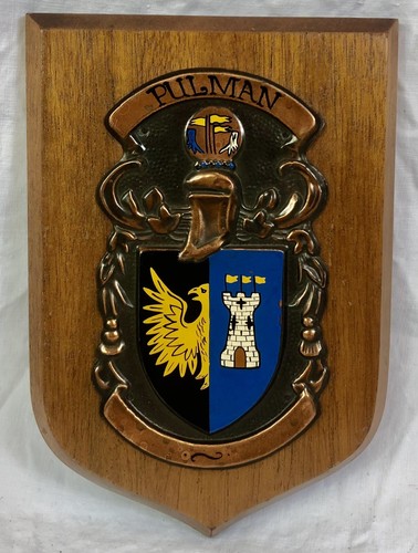 Pulman family crest targa - pulman,
