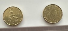 ⭐️ 2 Monete 20 Cent Circolate-?? Italia  2019+?? Olanda 2001⭐️