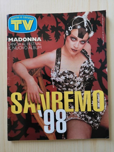 Sorrisi canzoni madonna - tv,