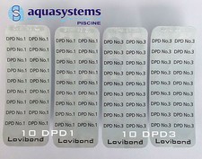 100 REAGENTI DPD1 E 100 DI DPD3 PER SCUBA E FOTOMETRO PRODOTTI PISCINE ANALISI