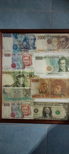 Vendo lotto 6 banconote - lotto,