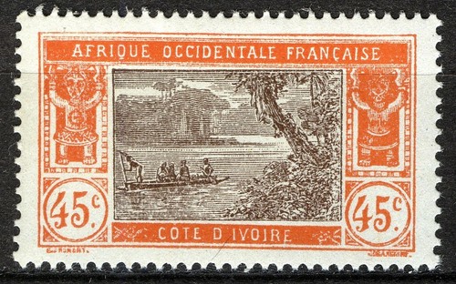 Costa avorio francese - francese, 1913