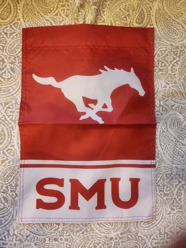 Bandiera smu mustang 12x18 - smu,