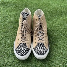 Converse All Star Hi Chuck Taylor Ghepardo Pony Capelli Scamosciati Uomo 8 Donna 10