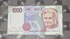1000 Lire Montessori Numero Radar Palindromo FDS-