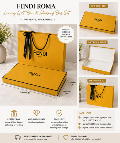 Fendi roma luxury - gift, box