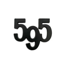 Emblema 595 abarth logo badge - 595,