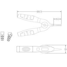 Kelvin Test Clip per Test